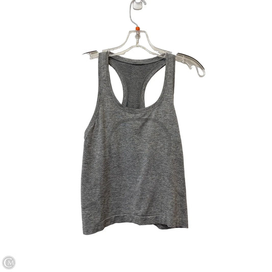 Athletic Tank Top By Lululemon In Grey, Size: 6