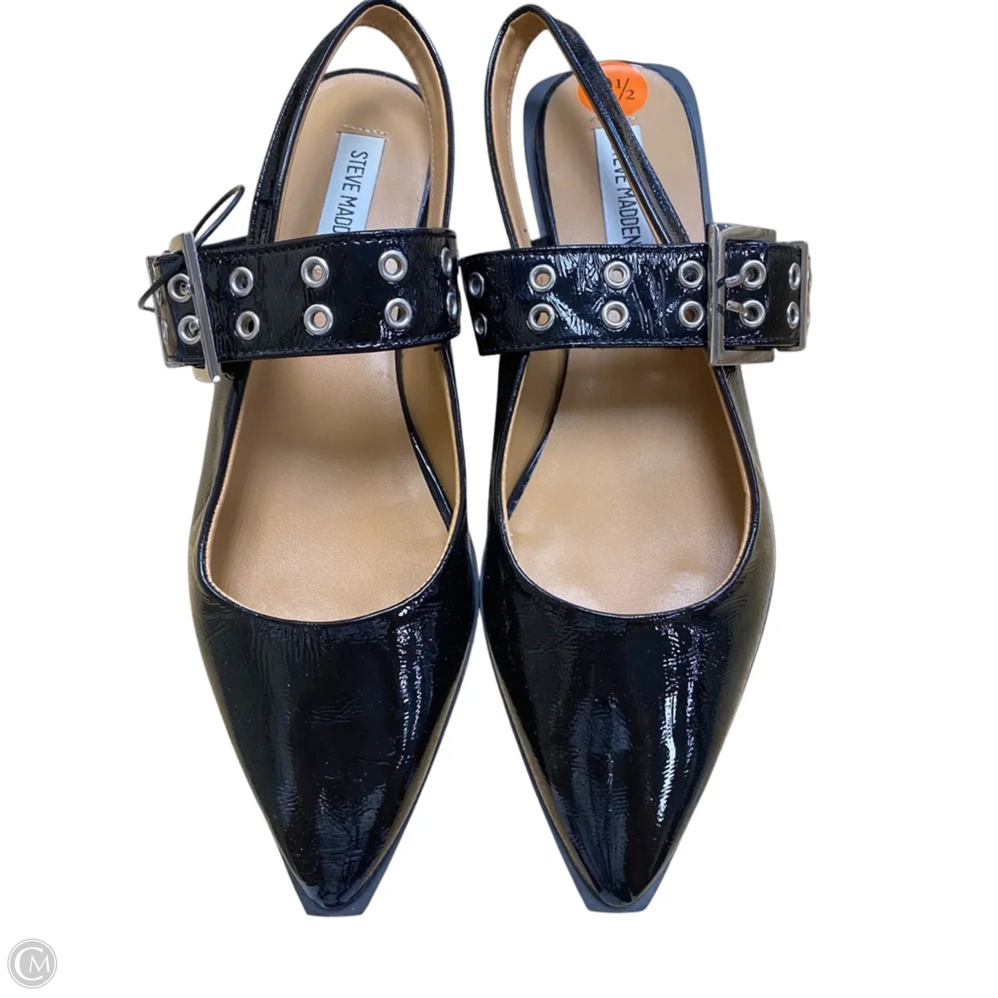 Shoes Flats By Steve Madden In Black, Size: 9.5