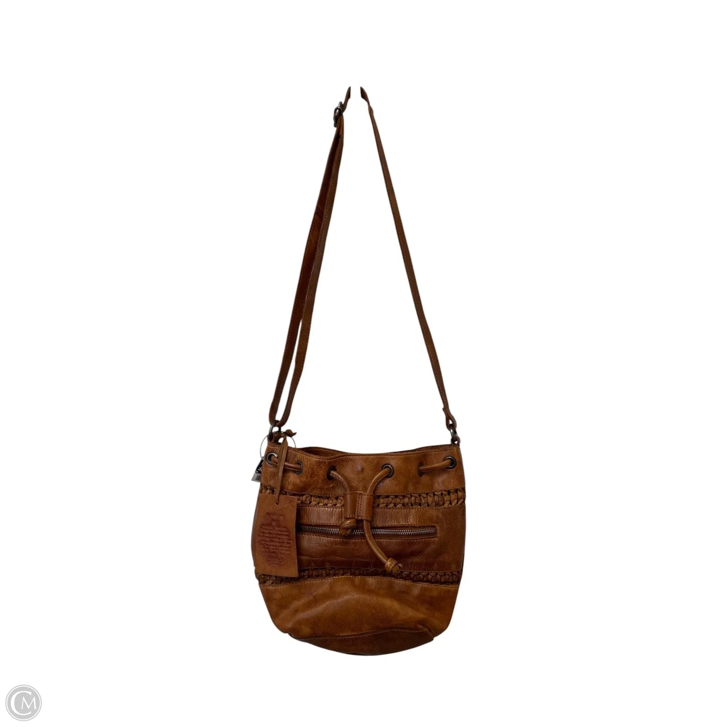 Crossbody Leather By Clothes Mentor, Size: Medium