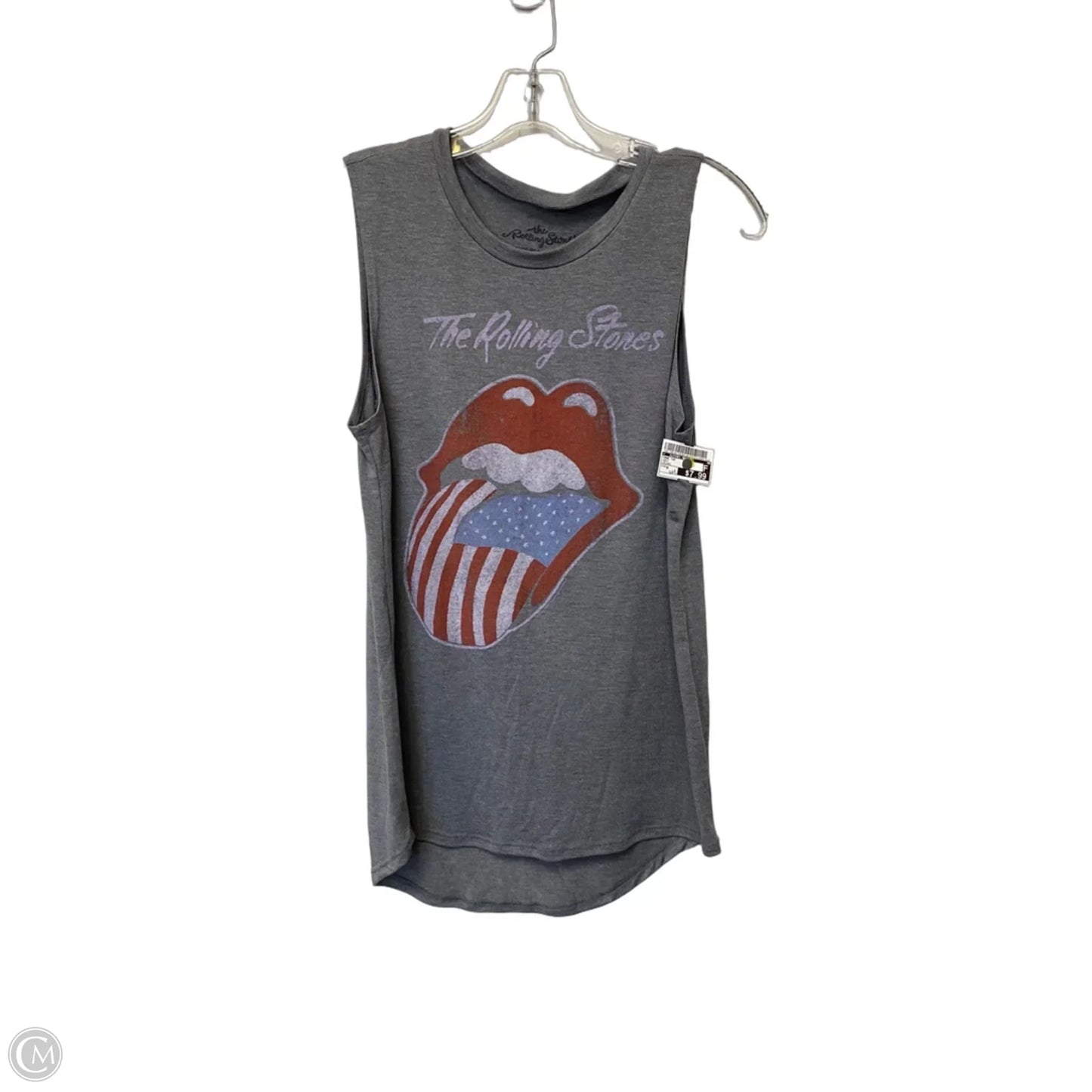 Tank Top By Clothes Mentor In Grey, Size: M