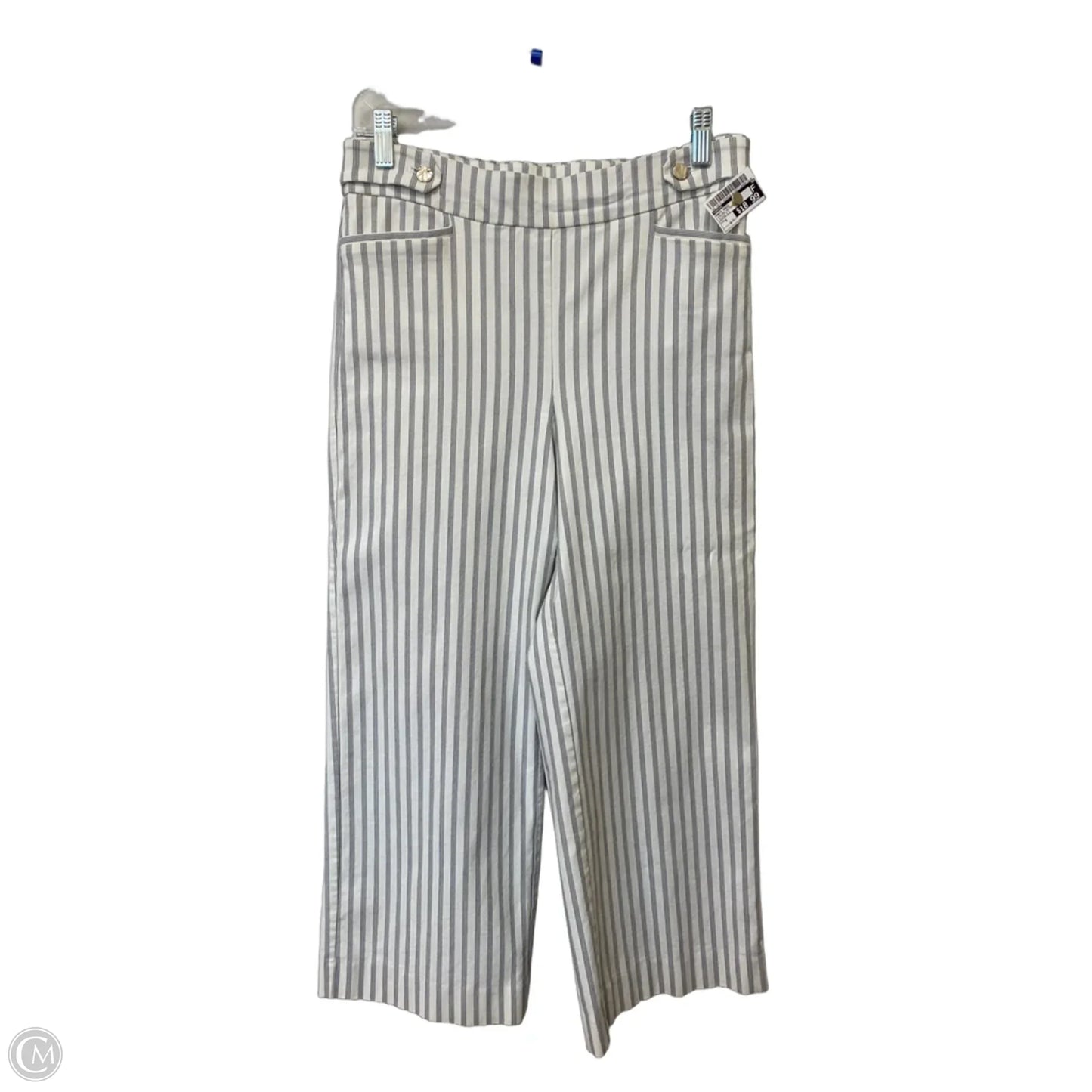 Pants Dress By Chicos In Striped Pattern, Size: S