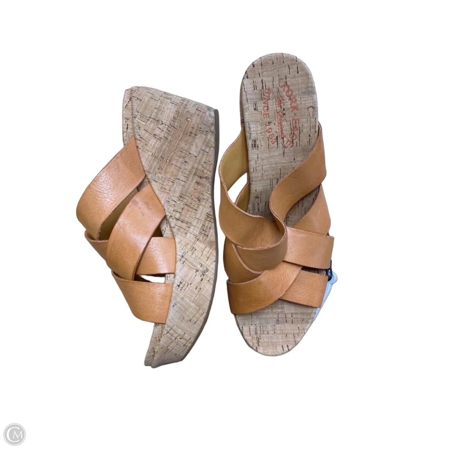 Shoes Heels Wedge By Kork Ease In Orange, Size: 9