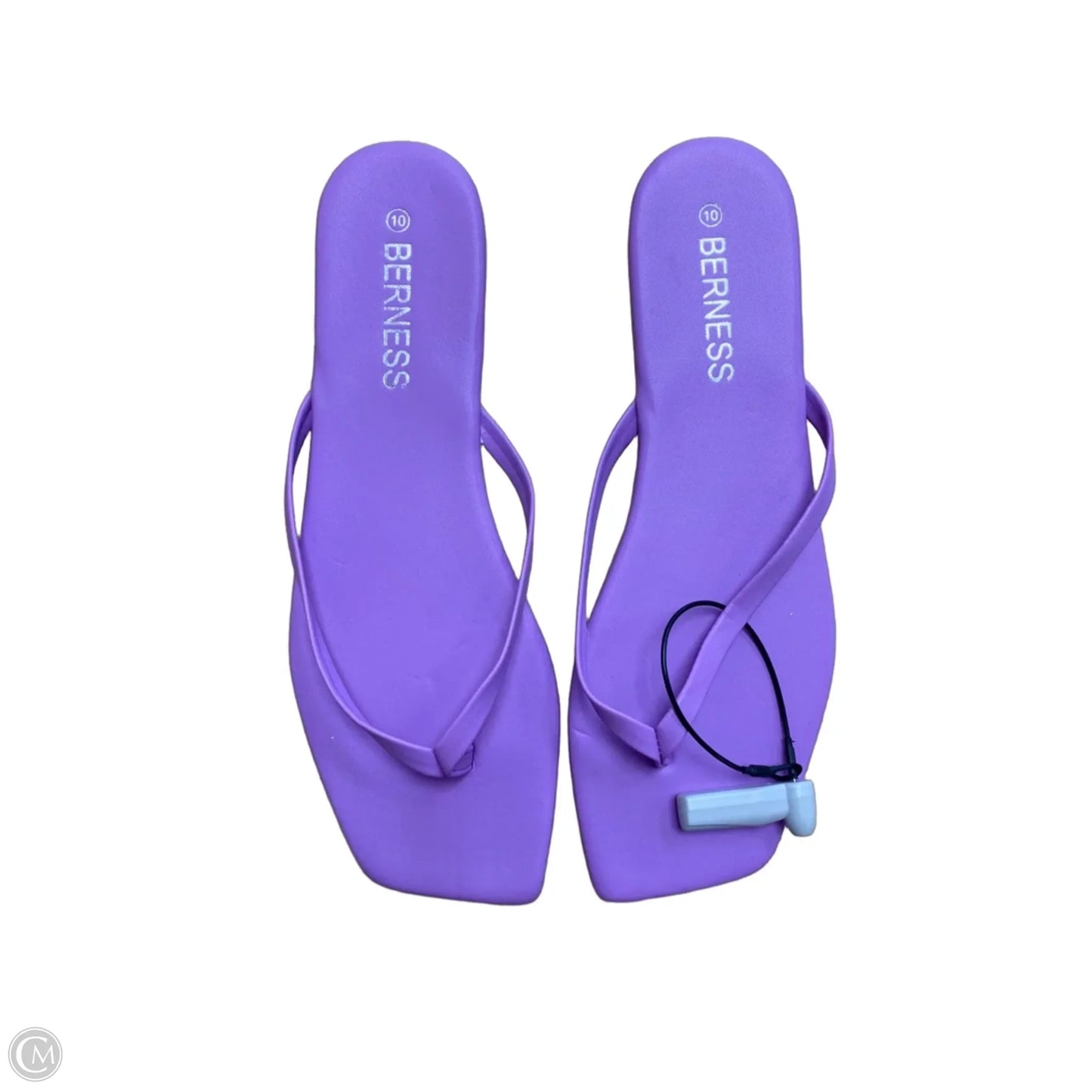 Sandals Flip Flops By Clothes Mentor In Purple, Size: 10