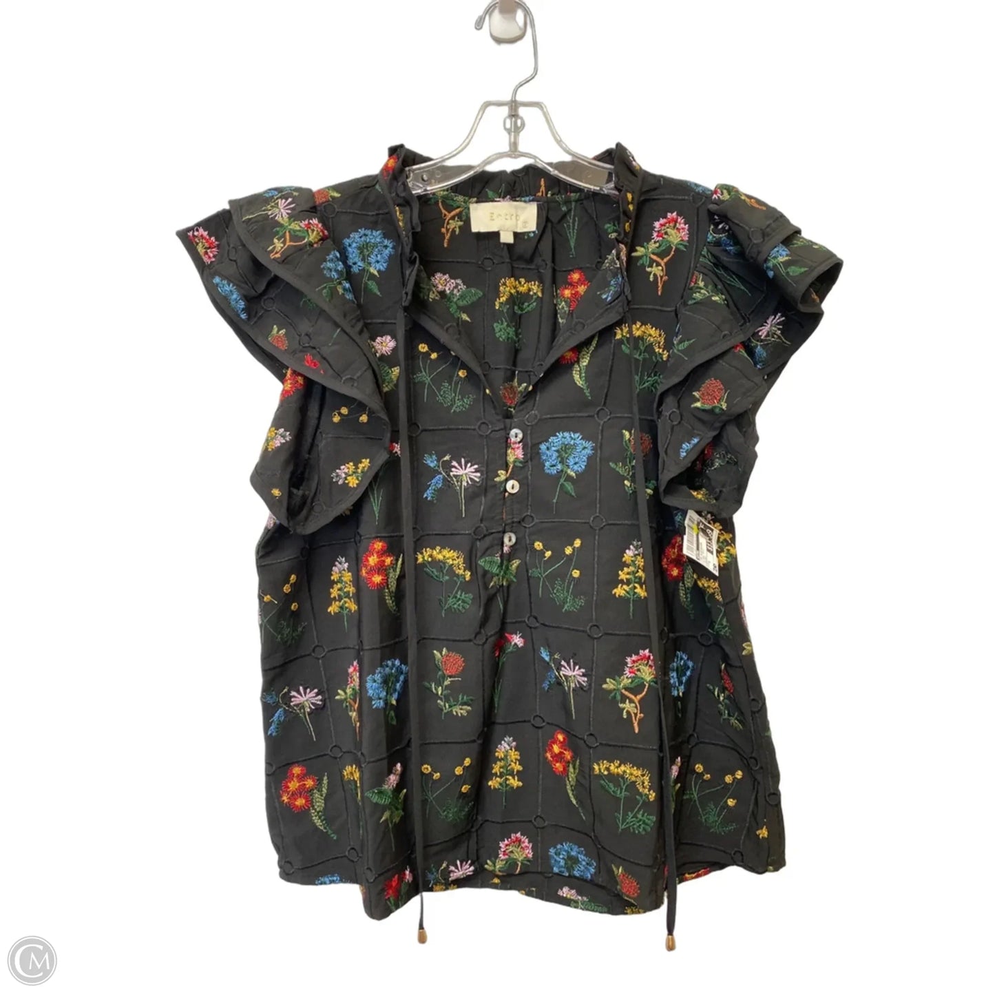 Top Sleeveless By Entro In Floral Print, Size: S
