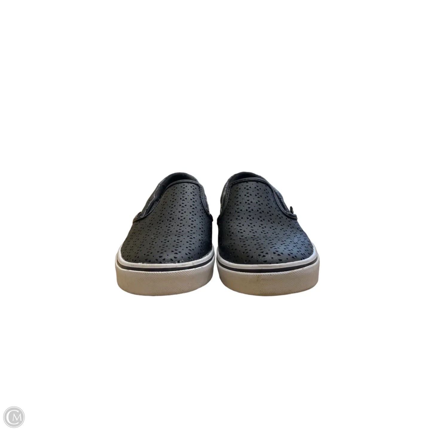 Shoes Flats By Vans In Black, Size: 7.5