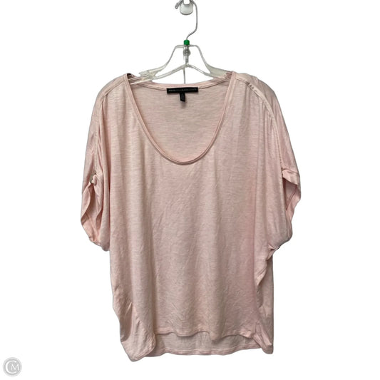 Top Short Sleeve By White House Black Market In Pink, Size: S