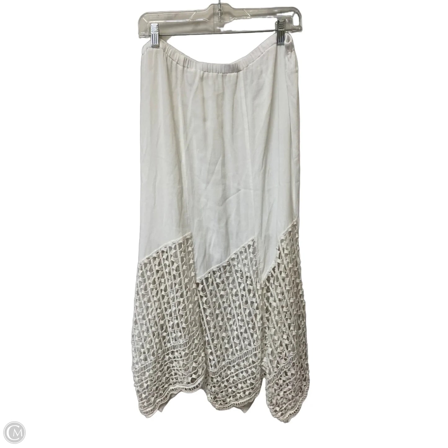 Skirt Maxi By Cme In White, Size: L