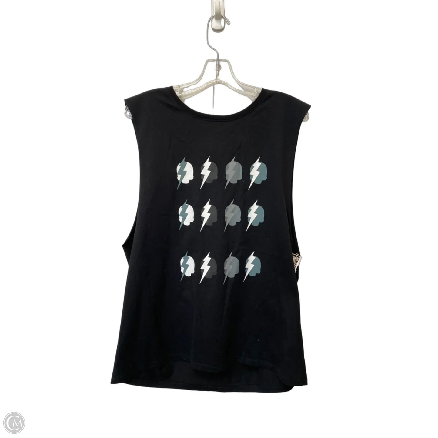Top Sleeveless By Cma In Black, Size: M