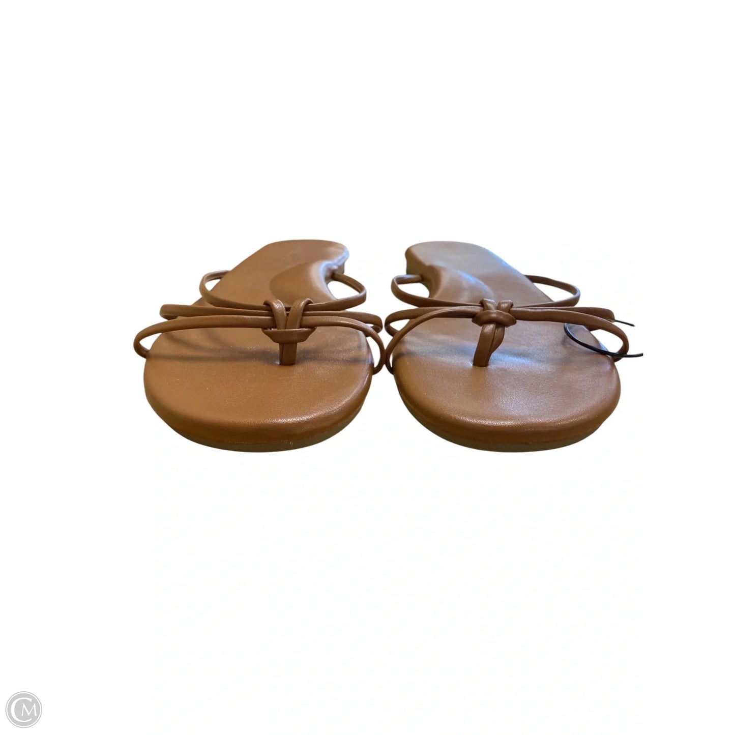 Sandals Flats By Bamboo In Brown, Size: 7.5