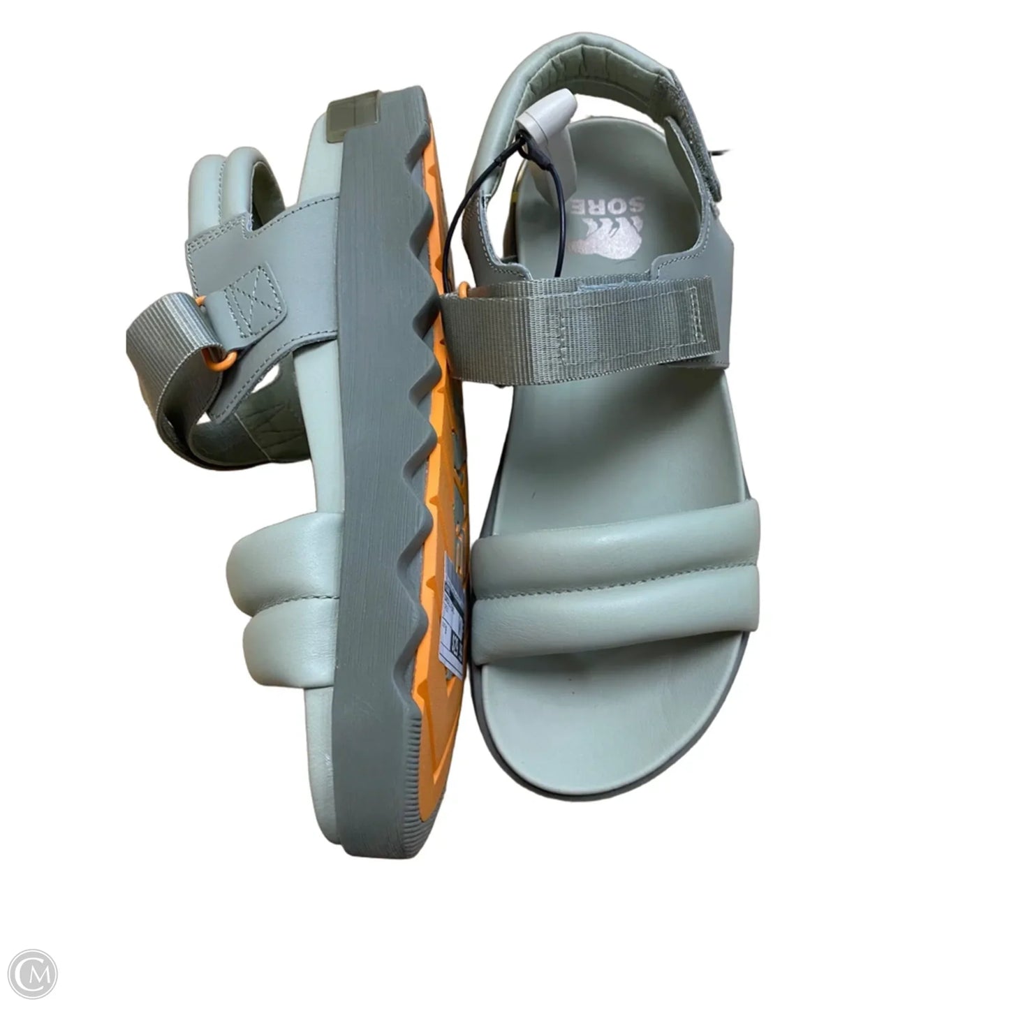 Sandals Flats By Sorel In Green, Size: 9
