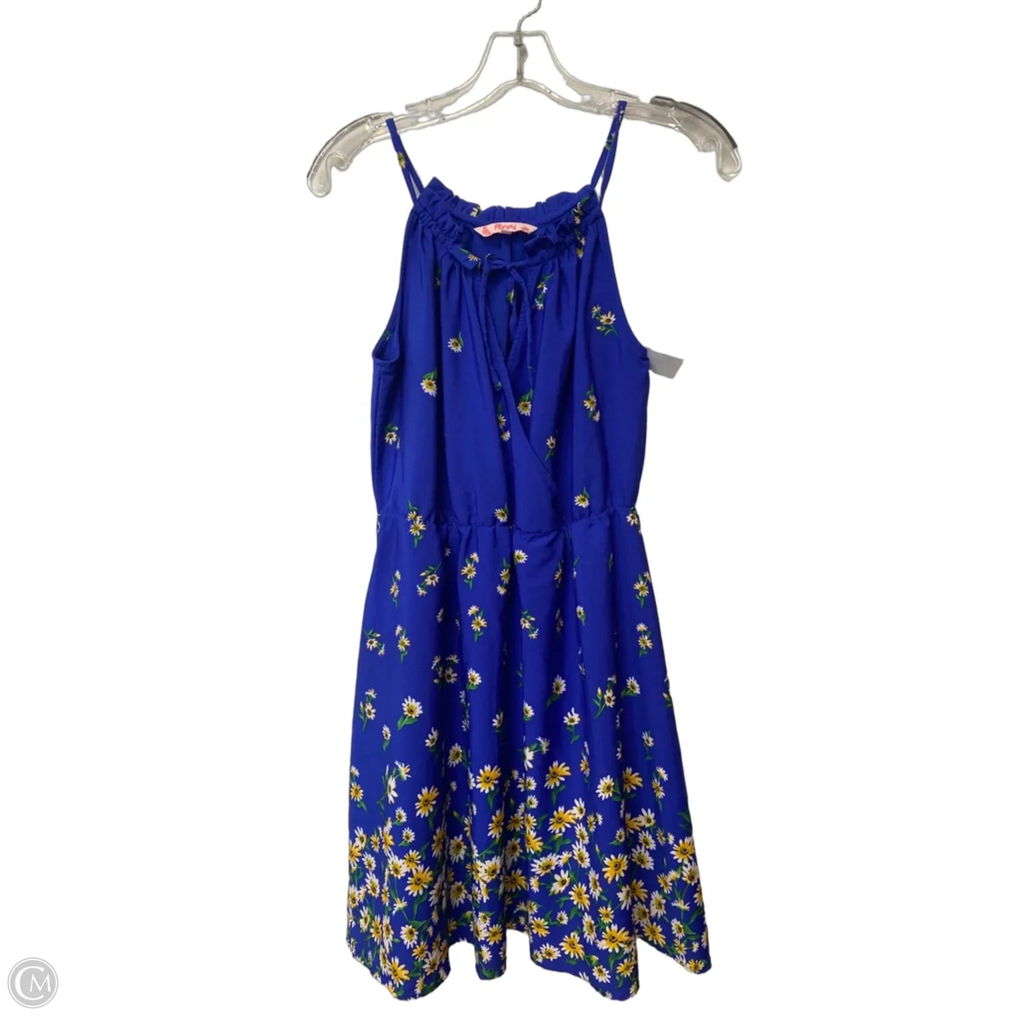 Dress Casual Midi By Cmf In Blue, Size: S