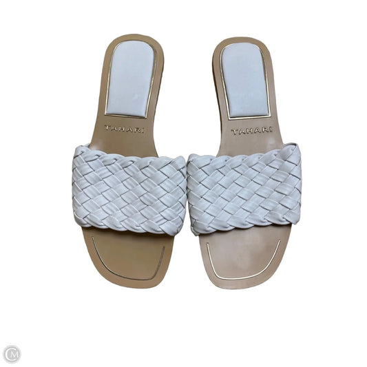Sandals Flats By Tahari In Cream, Size: 7.5