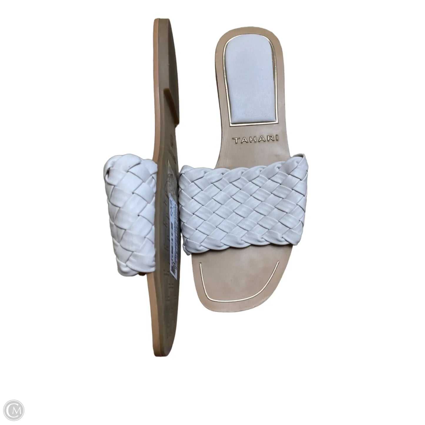 Sandals Flats By Tahari In Cream, Size: 7.5
