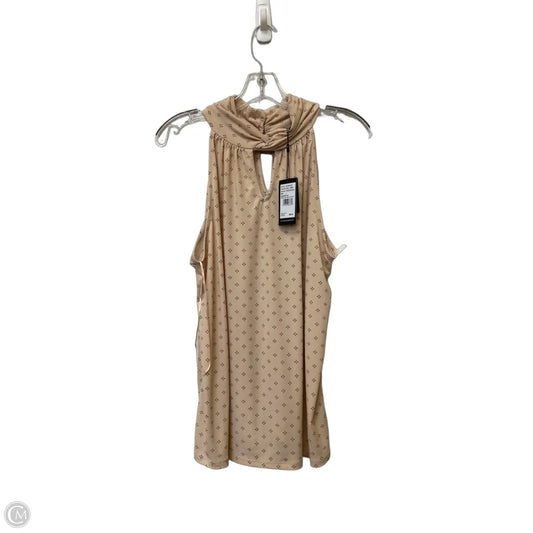 Top Sleeveless By Adrianna Papell In Pink, Size: L
