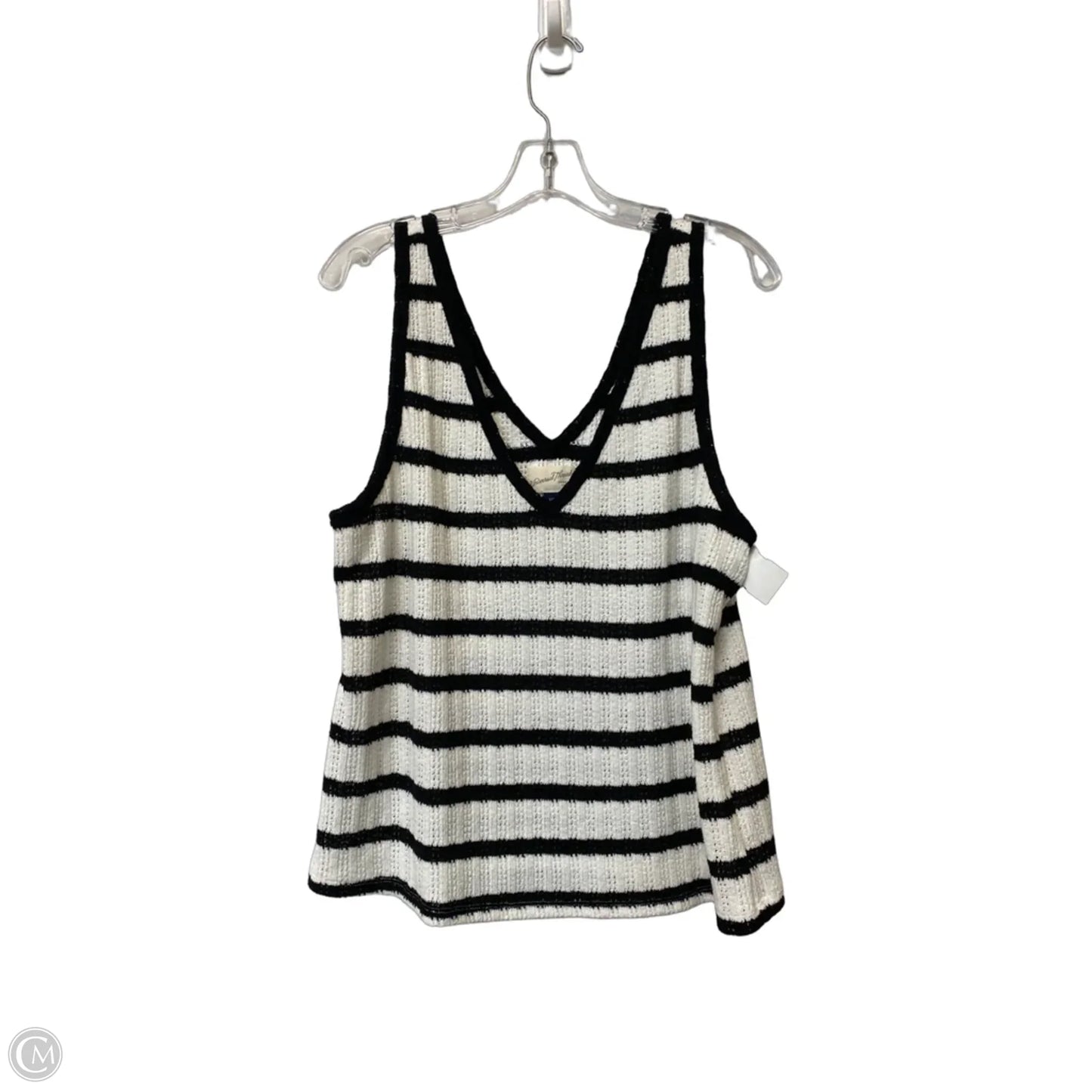 Top Sleeveless By Universal Thread In Striped Pattern, Size: Xxl
