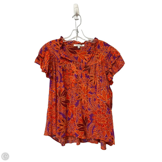 Top Short Sleeve By Rose And Olive In Multi-colored, Size: L