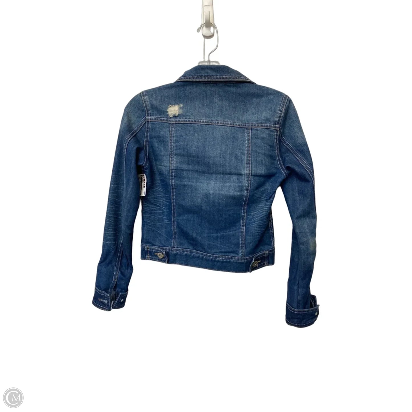 Jacket Denim By Mudd In Blue Denim, Size: S