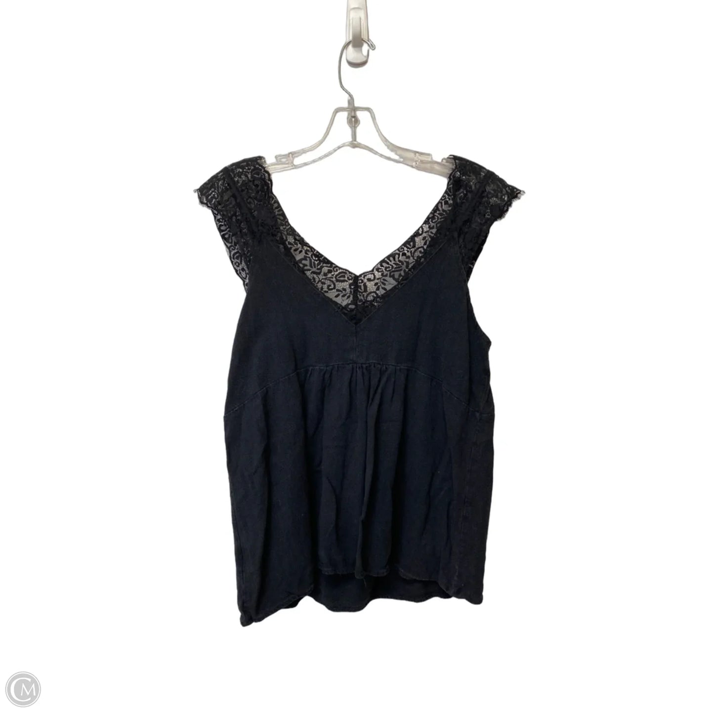 Top Sleeveless By Umgee In Black, Size: L