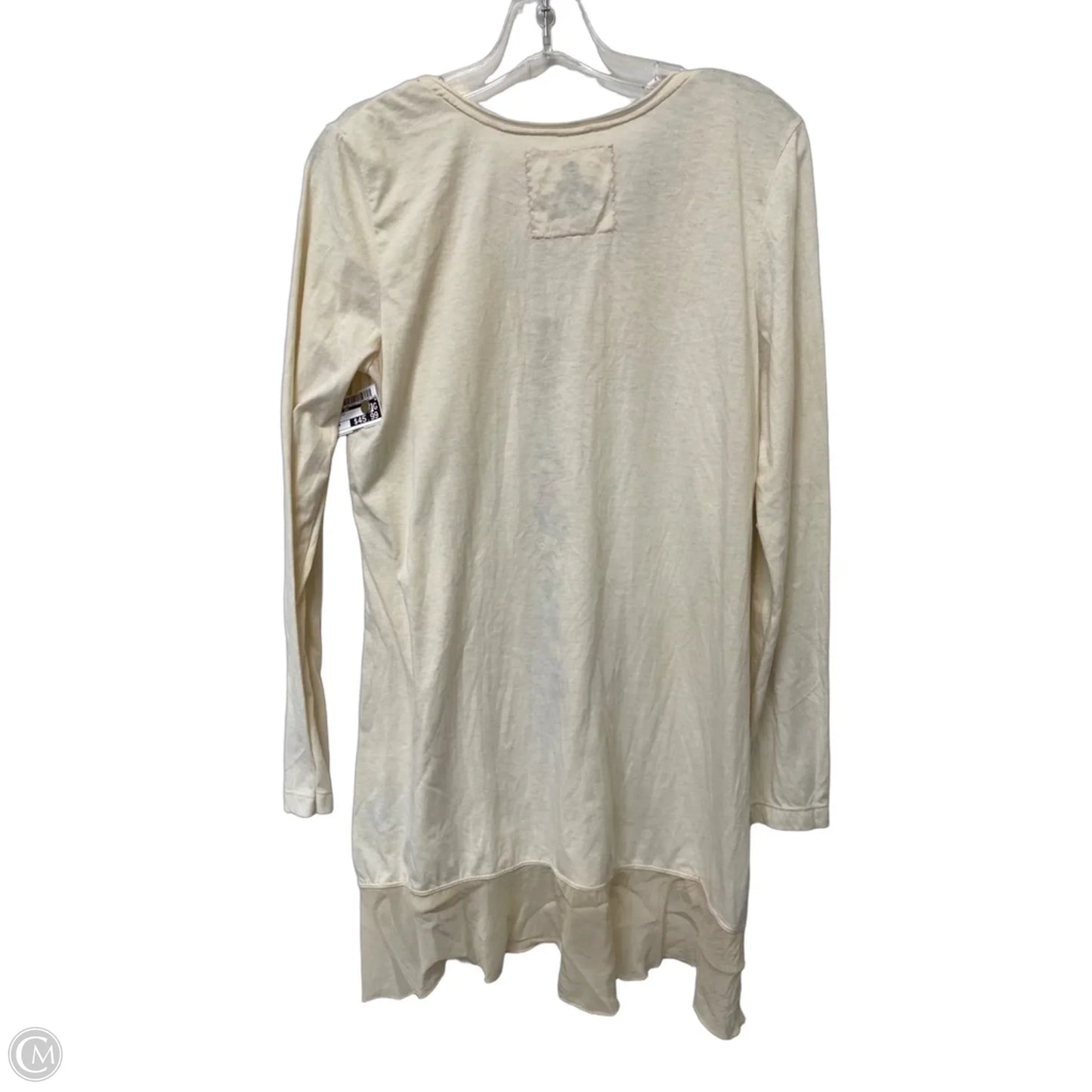 Tunic Long Sleeve By Johnny Was In Cream, Size: M