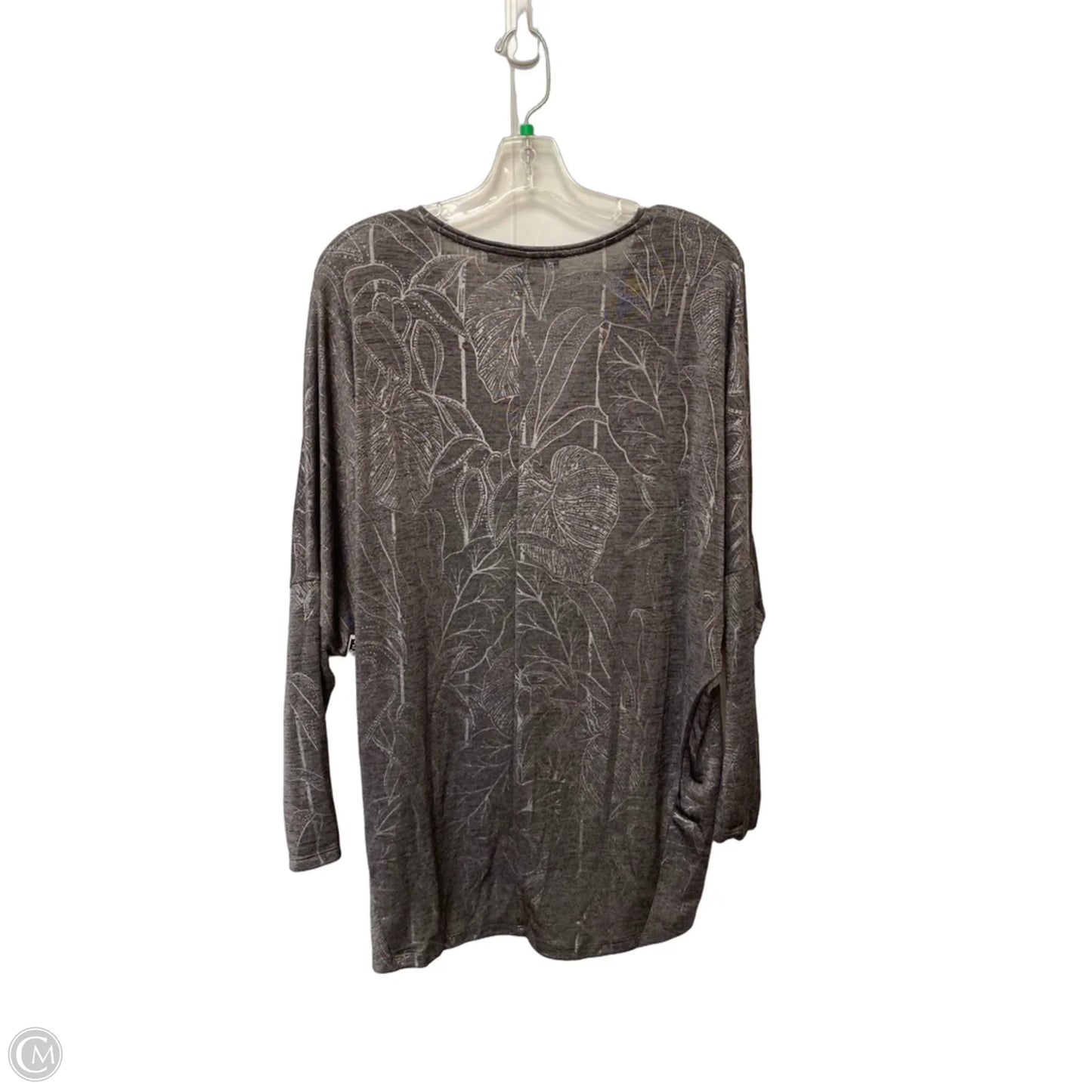 Top Long Sleeve By White House Black Market In Grey, Size: M