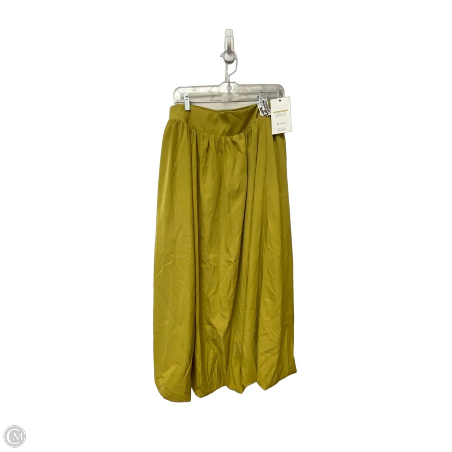 Skirt Maxi By Clothes Mentor In Chartreuse, Size: Xl