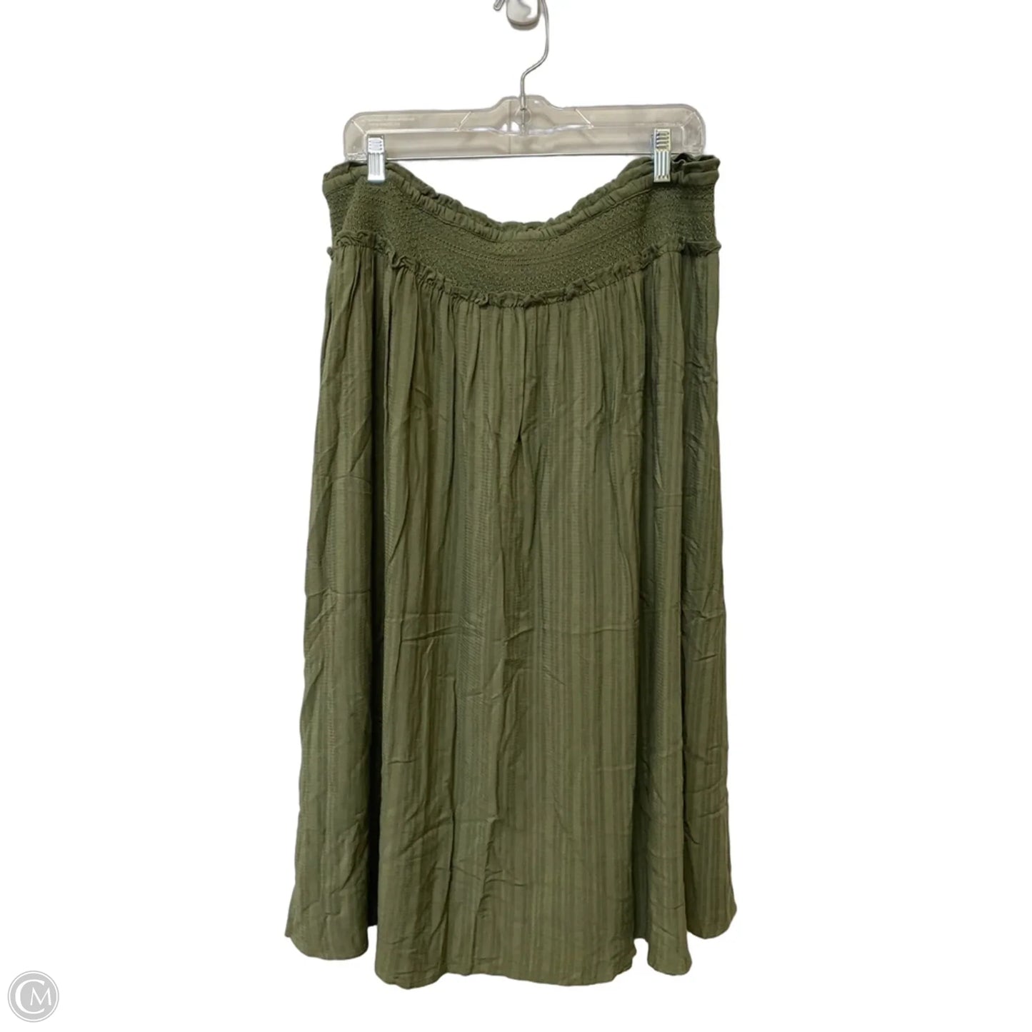 Skirt Maxi By Knox Rose In Green, Size: L