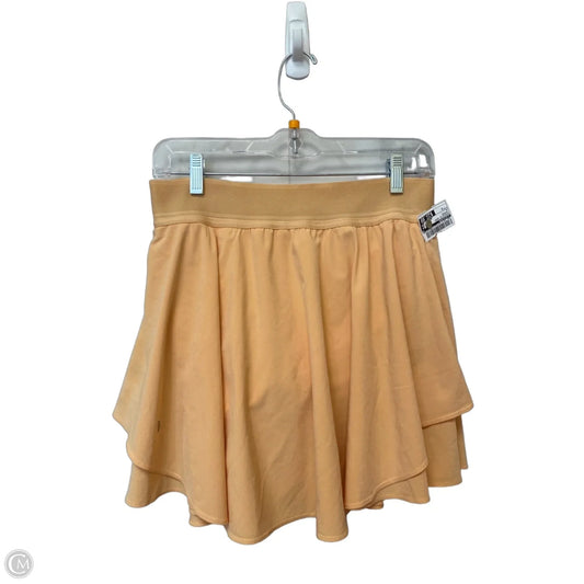 Athletic Skort By Lululemon In Orange, Size: 8