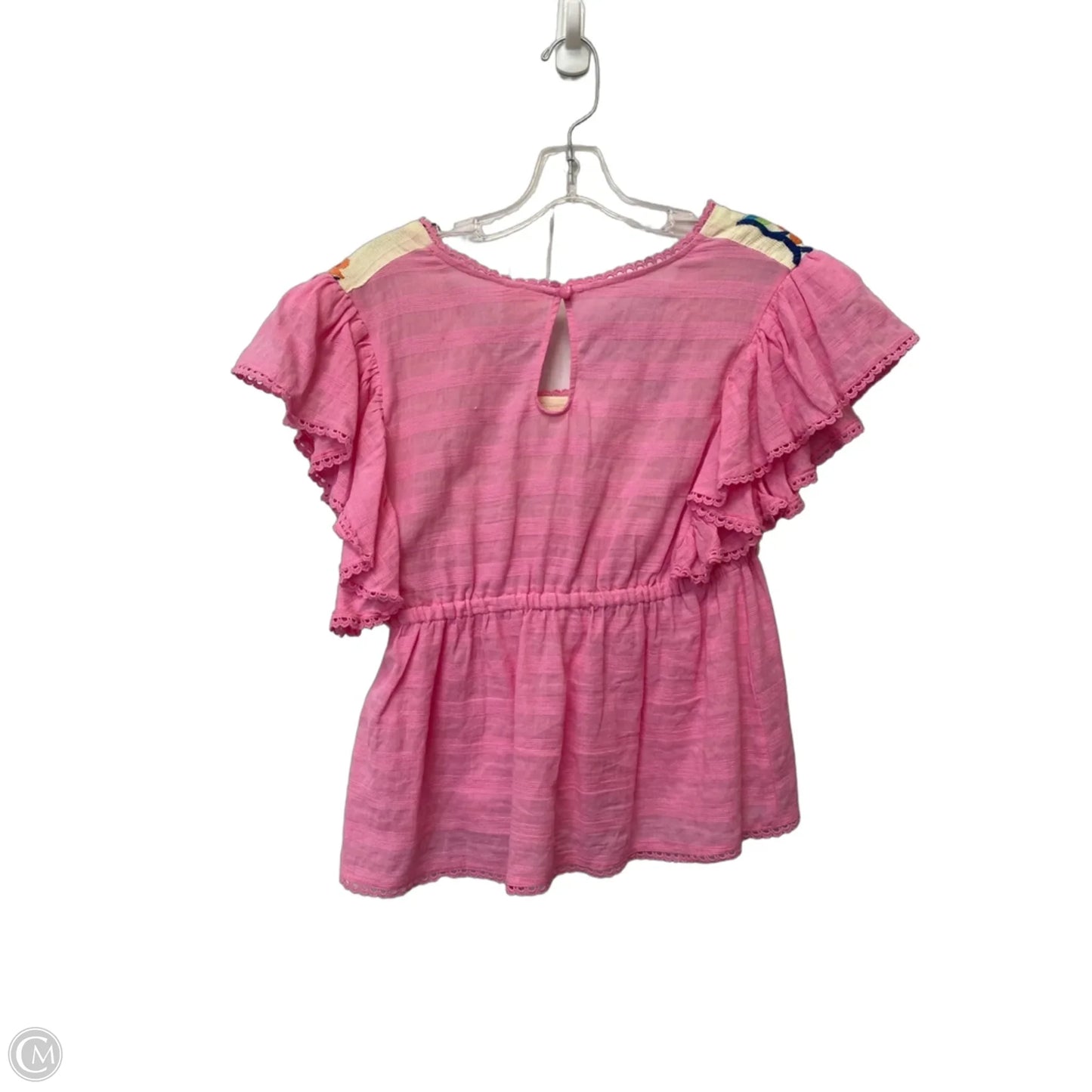 Top Short Sleeve By Tracy Reese In Pink, Size: L