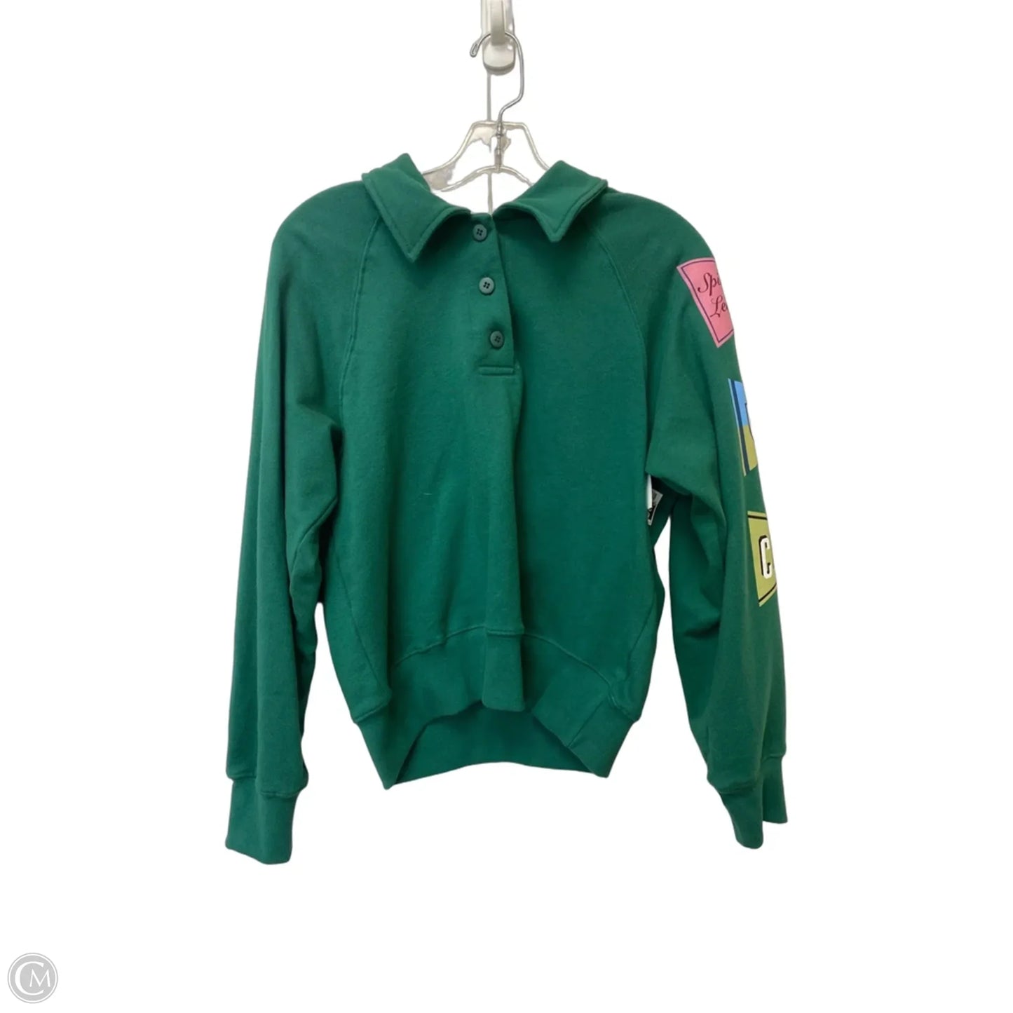 Sweatshirt Collar By Sundry In Green, Size: S