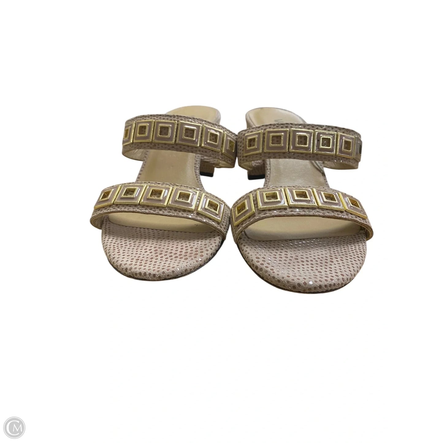 Shoes Heels Block By Vaneli In Tan, Size: 6