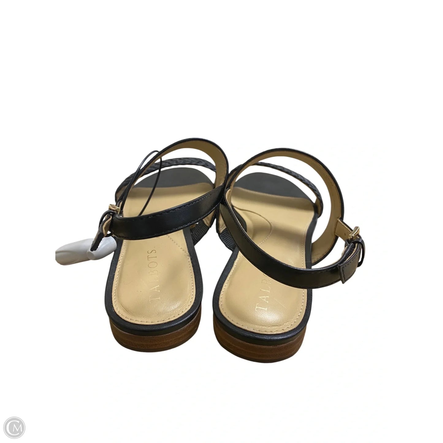 Sandals Flats By Talbots In Black, Size: 6.5