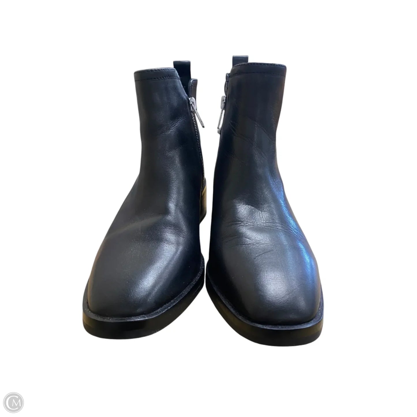 Boots Ankle Flats By Chelsea And Violet In Black, Size: 5.5