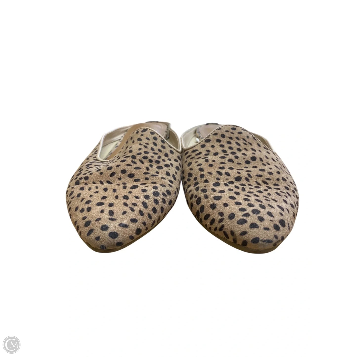 Shoes Flats By Universal Thread In Animal Print, Size: 8