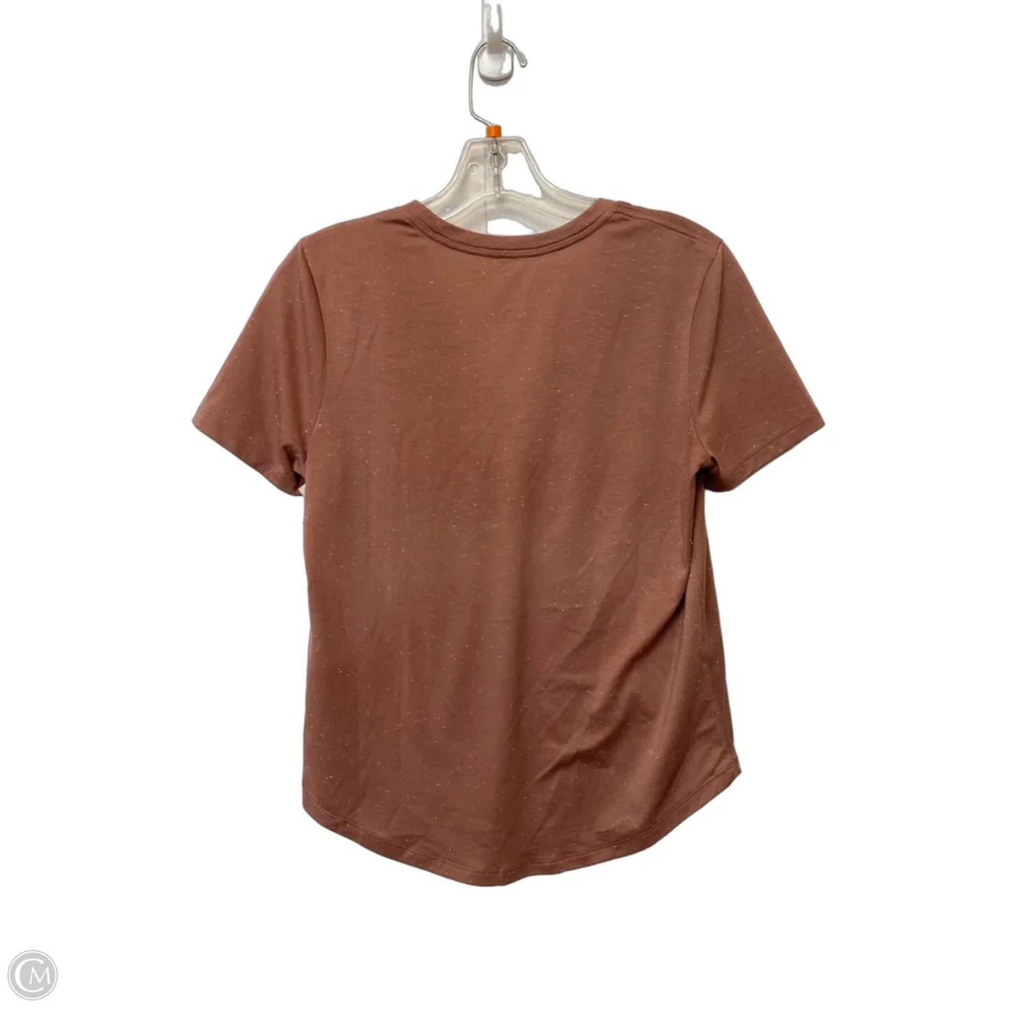Athletic Top Short Sleeve By Lululemon In Pink, Size: 2