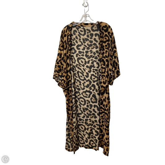 Shawl By Clothes Mentor In Animal Print, Size: Osfm