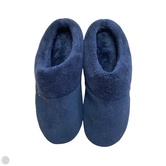 Slippers By Clothes Mentor In Black, Size: 9.5
