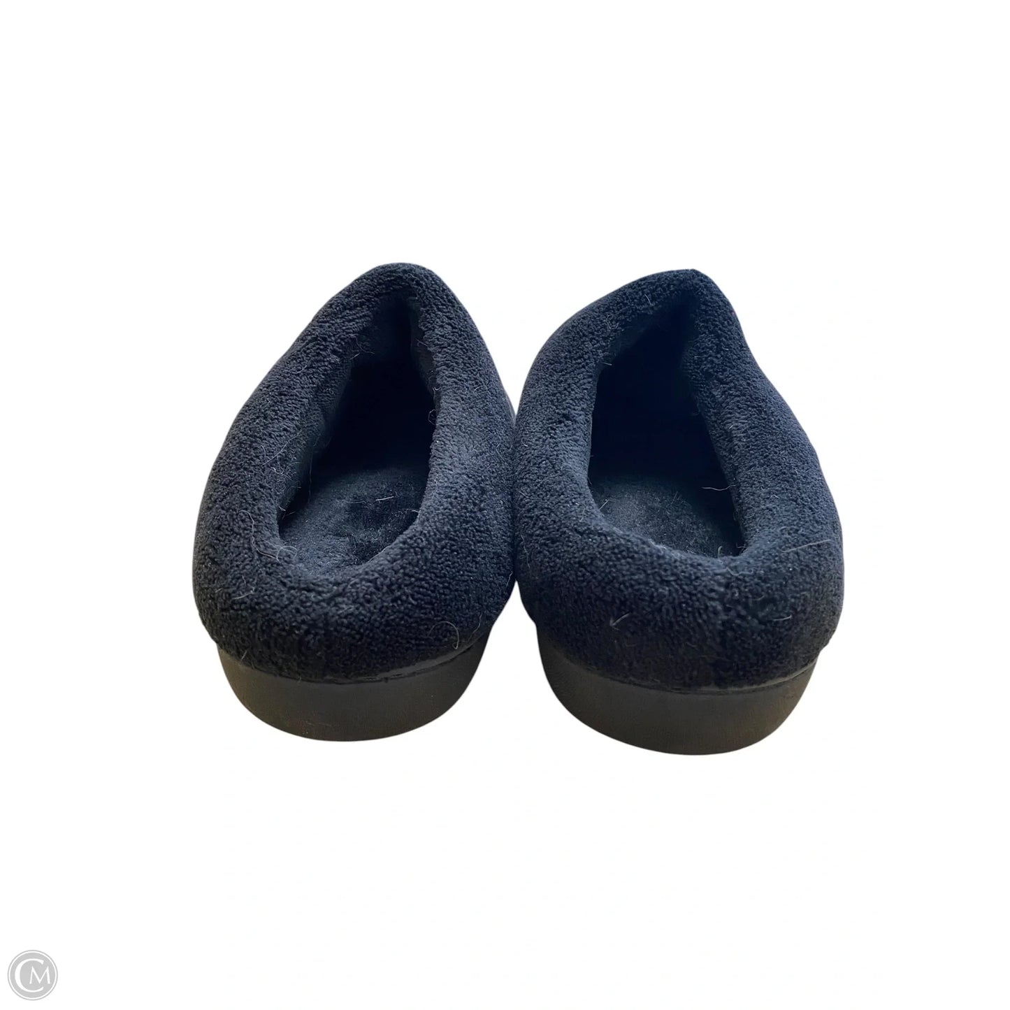 Slippers By Clothes Mentor In Black, Size: 9.5