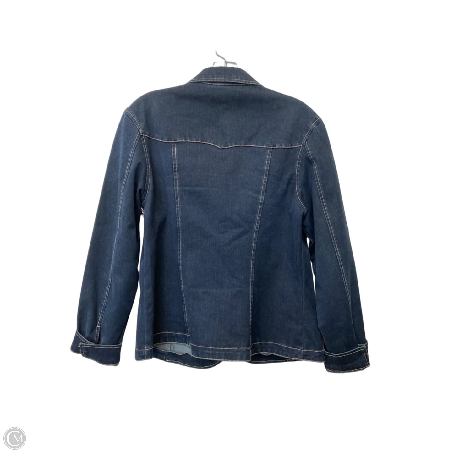 Jacket Denim By Christine Alexander In Blue, Size: L