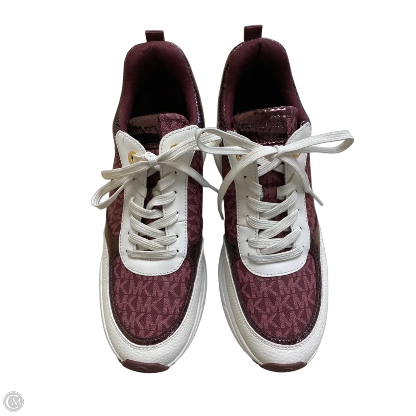 Shoes Sneakers By Michael By Michael Kors In Maroon, Size: 10