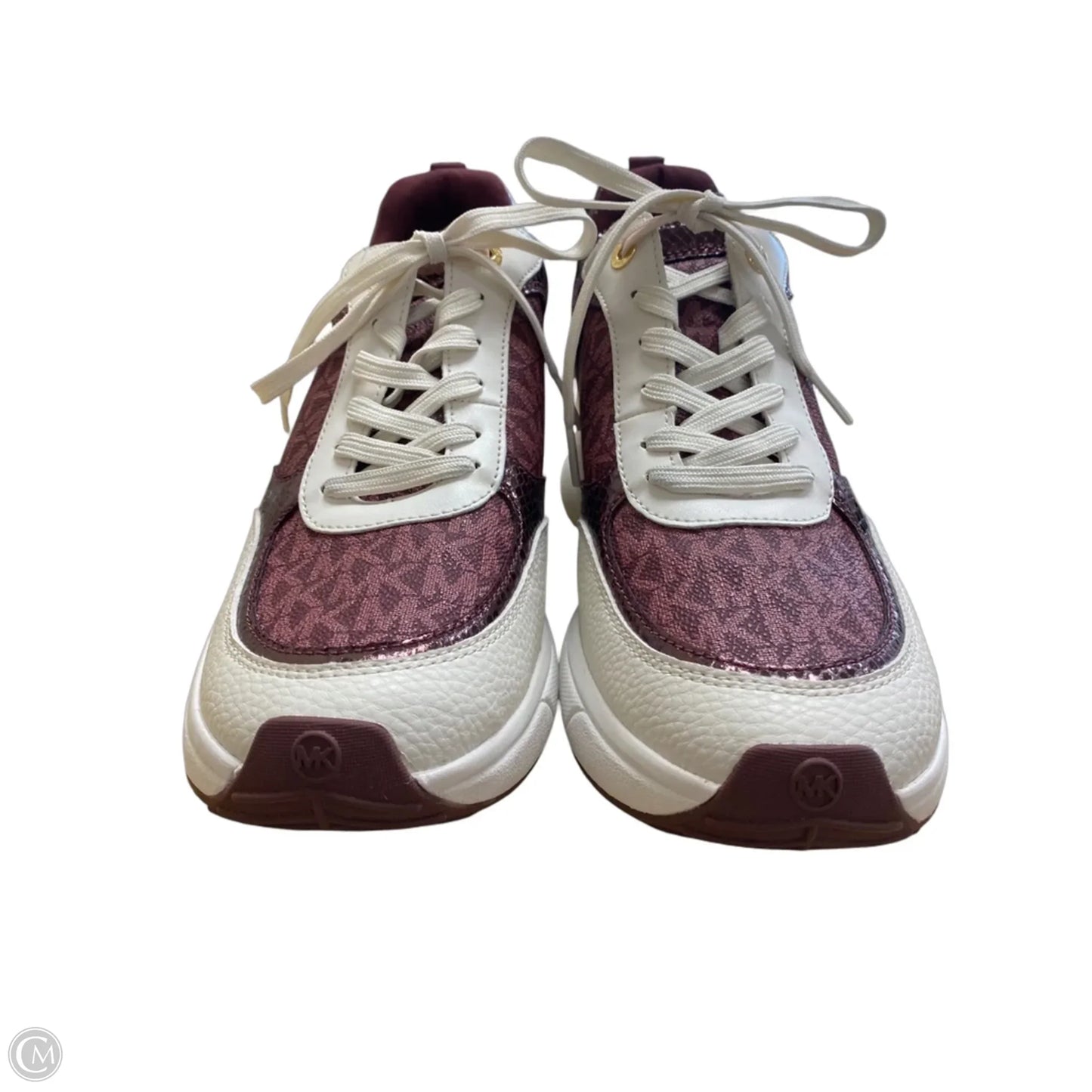 Shoes Sneakers By Michael By Michael Kors In Maroon, Size: 10