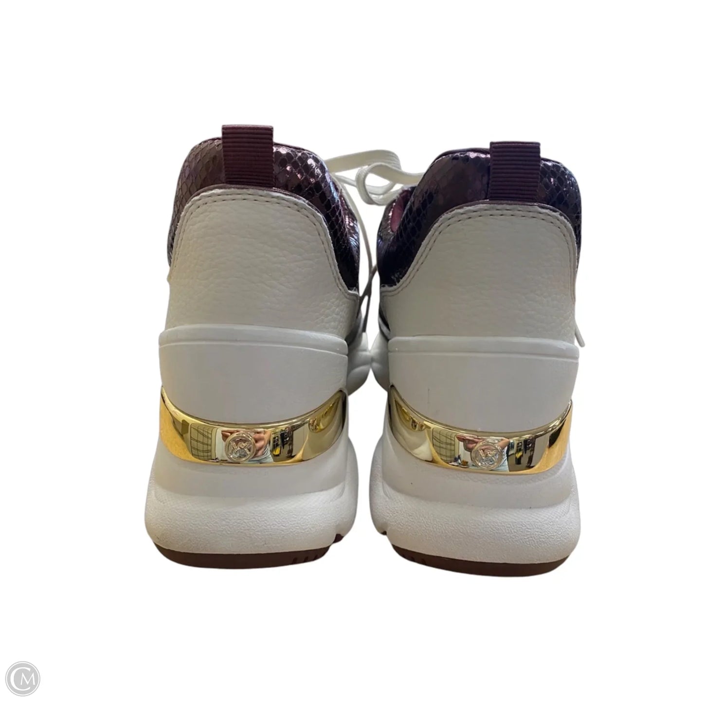 Shoes Sneakers By Michael By Michael Kors In Maroon, Size: 10