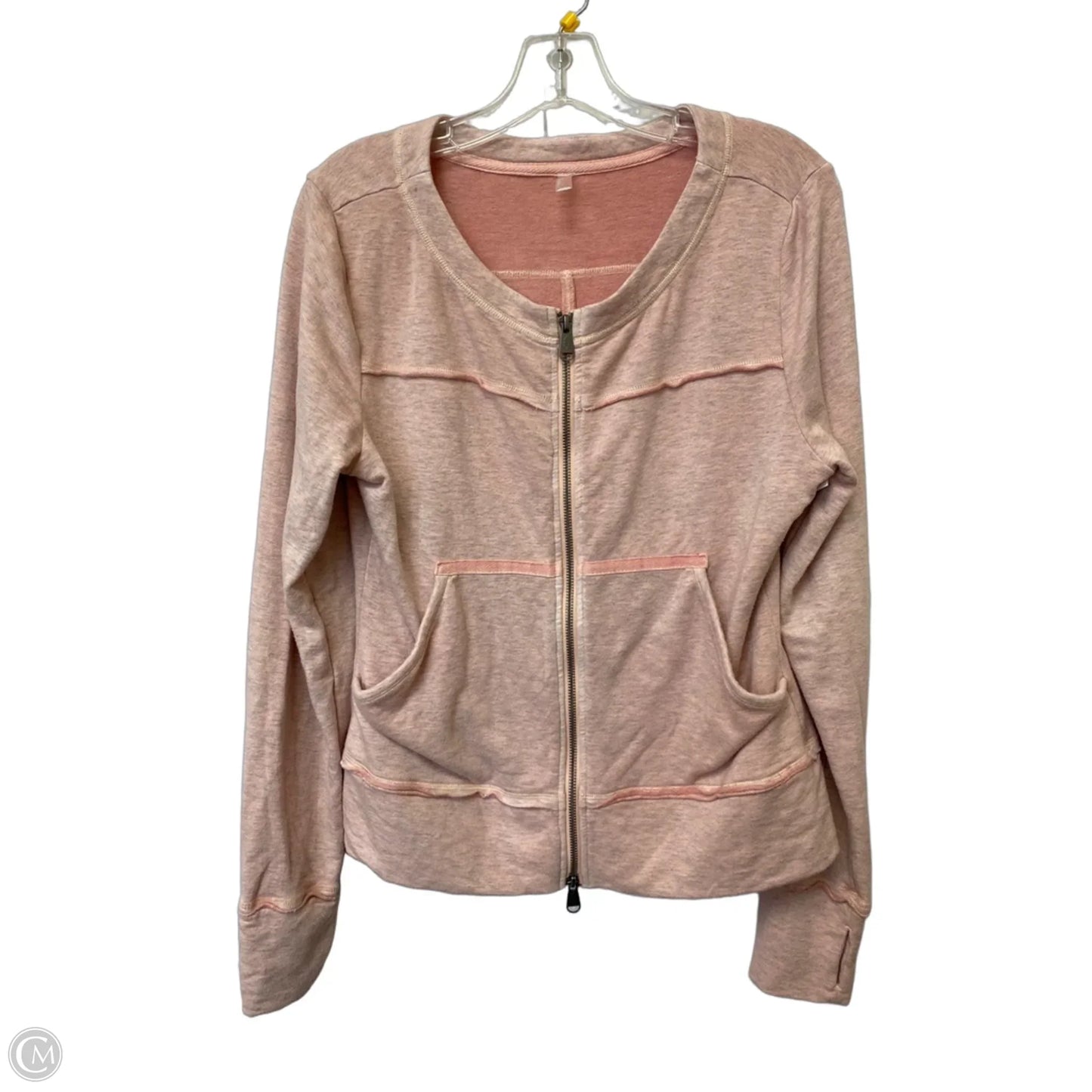 Jacket Fleece By Free People In Pink, Size: M