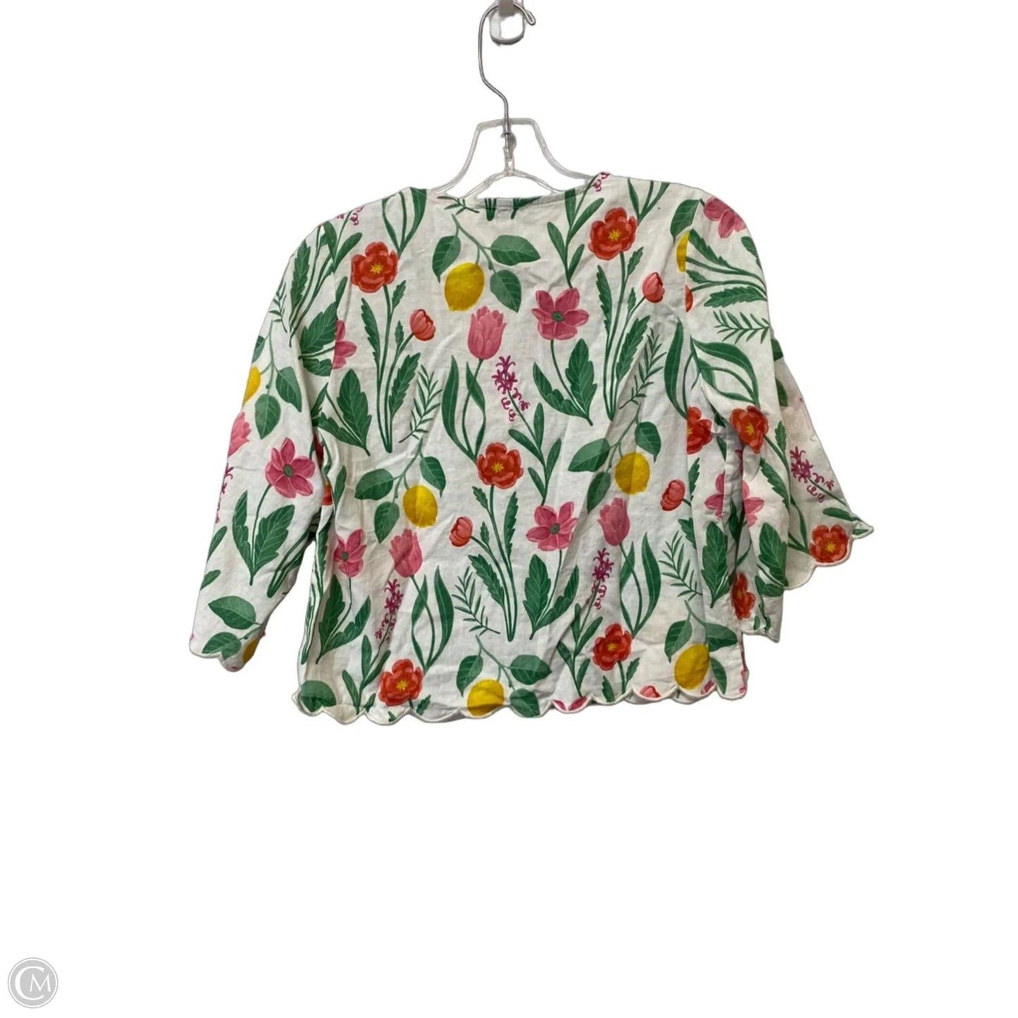 Top Long Sleeve By Rachel Zoe In Floral Print, Size: S