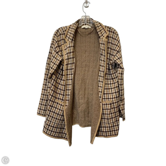Sweater Cardigan By Loft In Brown, Size: M