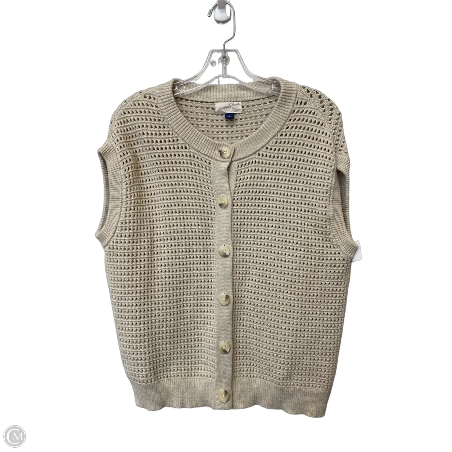 Top Sleeveless By Universal Thread In Cream, Size: S