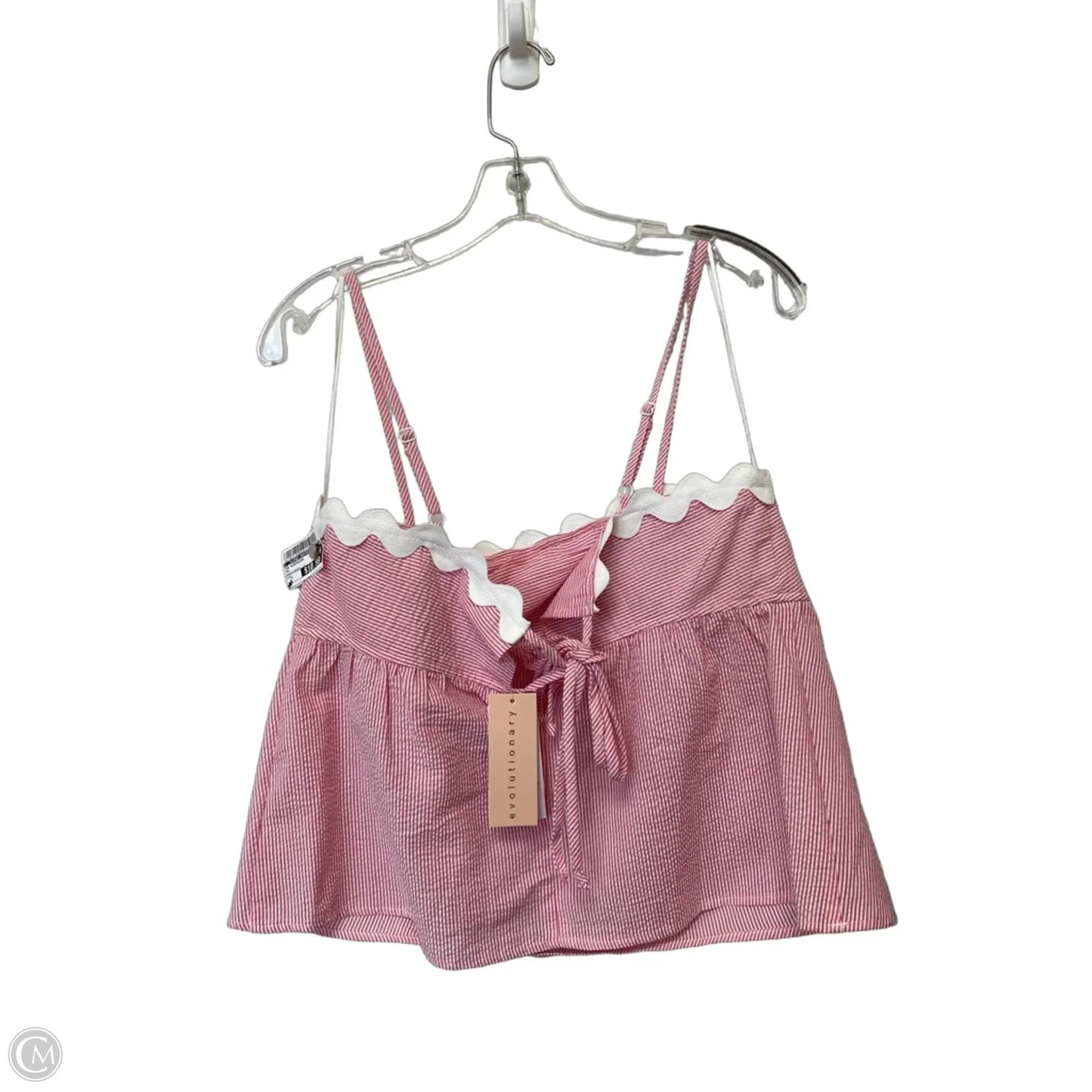 Top Sleeveless By Clothes Mentor In Red, Size: L