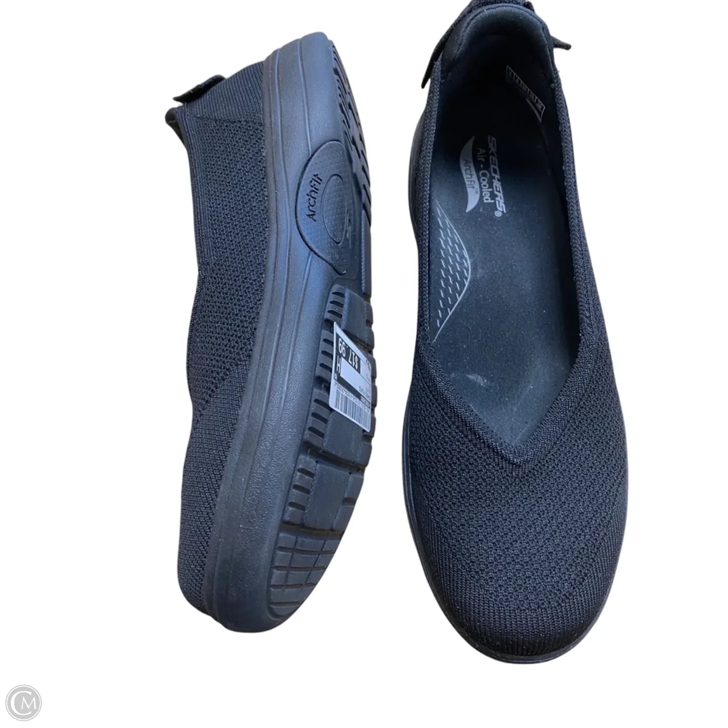 Shoes Flats By Skechers In Black, Size: 9