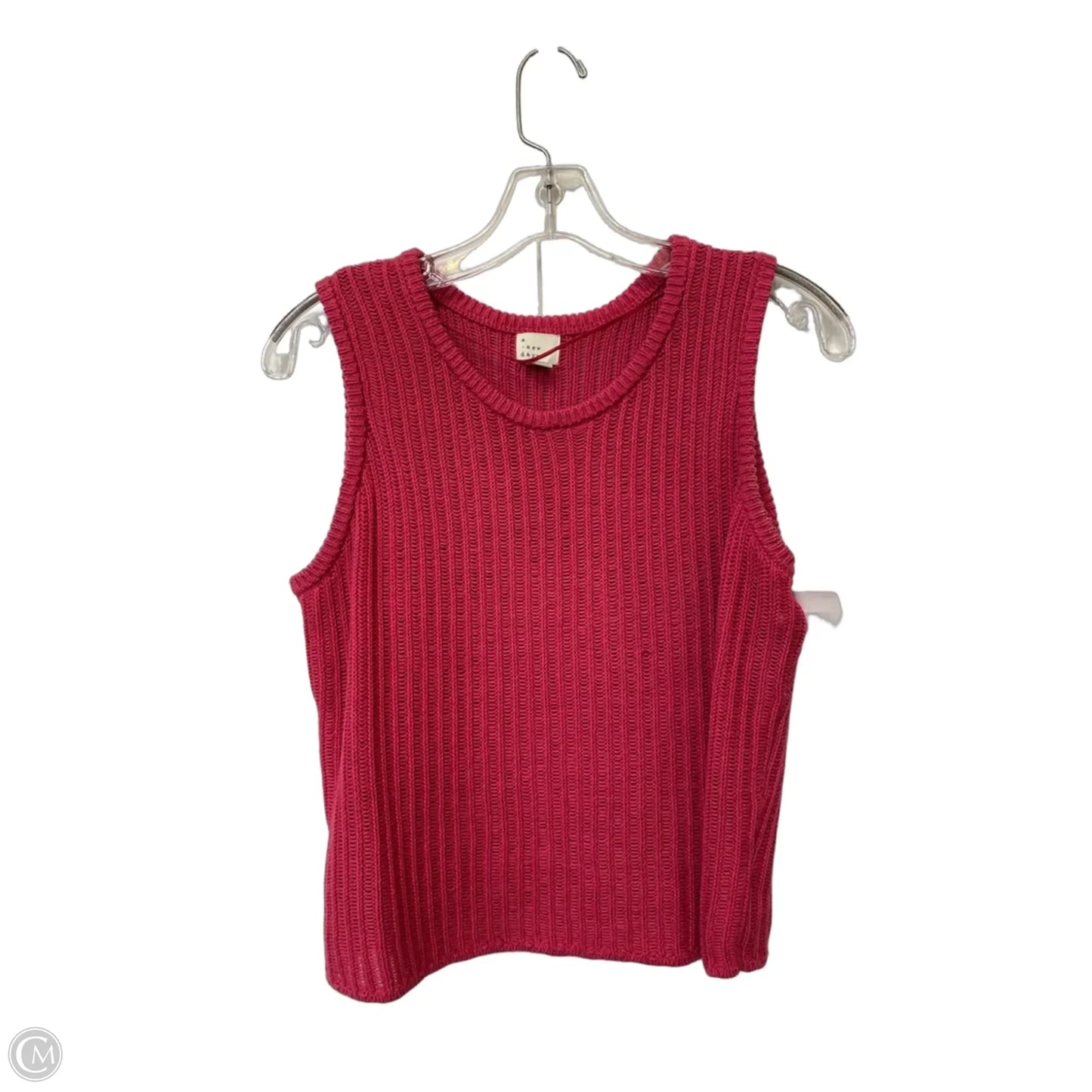 Top Sleeveless By A New Day In Pink, Size: M