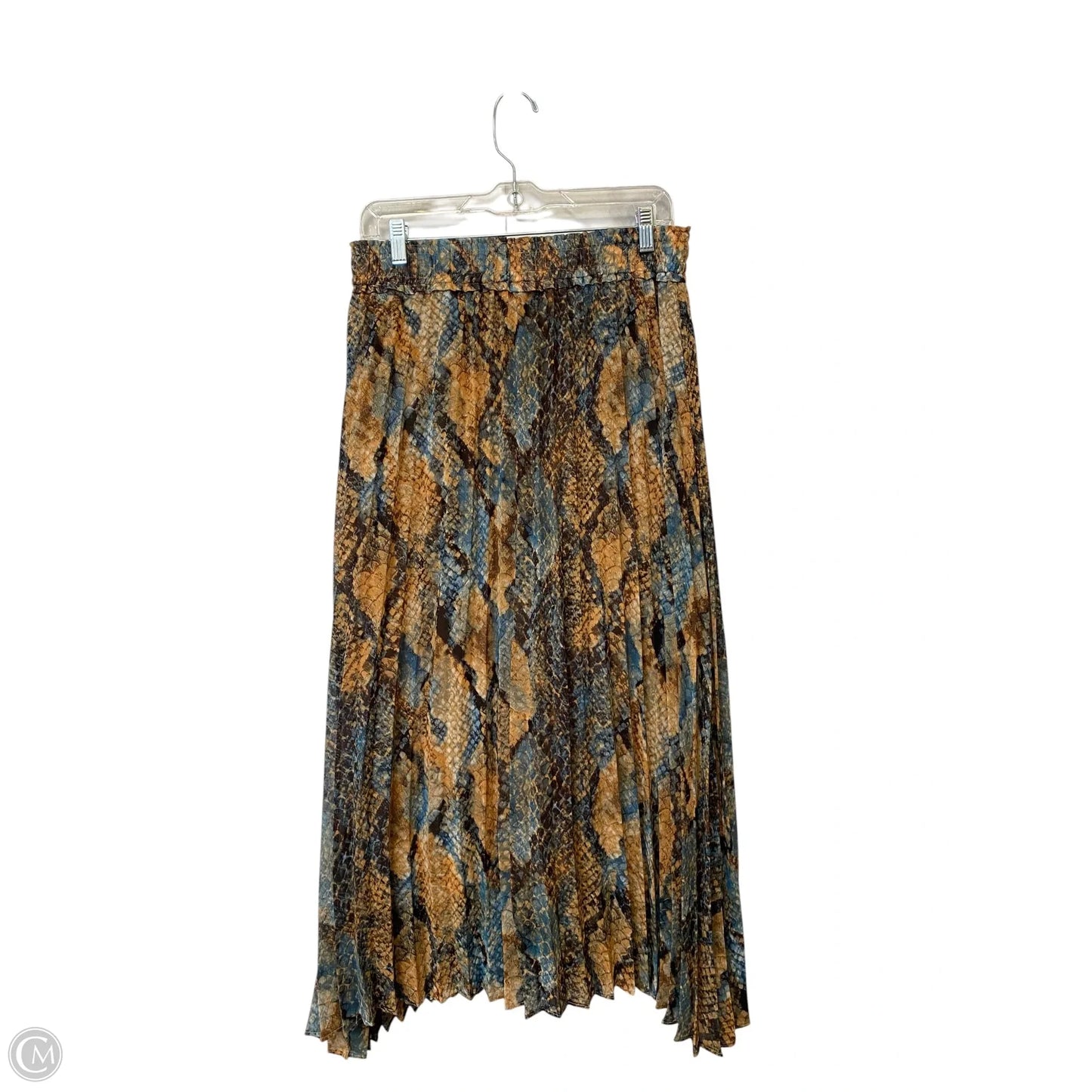 Skirt Maxi By Olivaceous In Snakeskin Print, Size: L