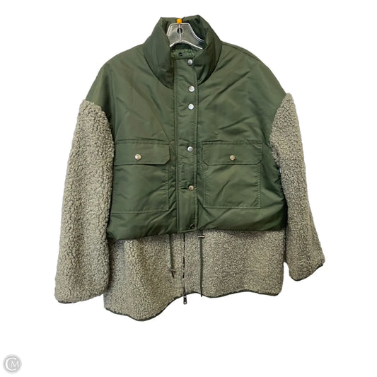 Jacket Puffer & Quilted By Avec Les Filles In Green, Size: Xl